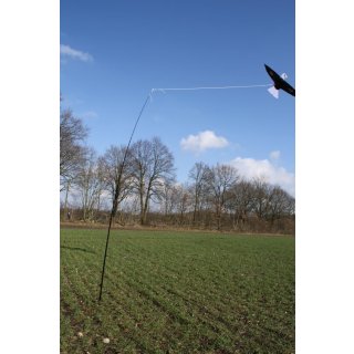 reinforced telescopic rod 4m, incl. ground stake