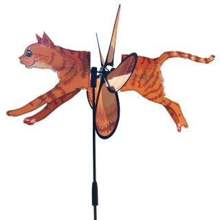 Wind Spinner Orange Cat