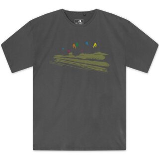 Unisex Shirt, Kites, grau