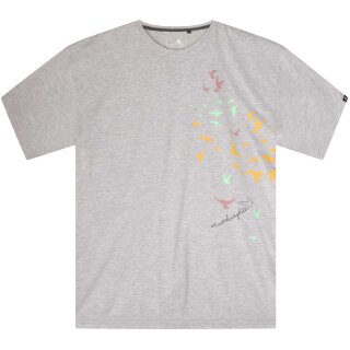 Unisex Shirt Wind, grau