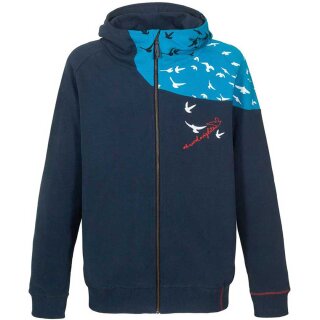 Unisex Zip Hood Sweat dunkelblau