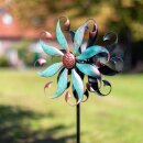 Metal Wind Spinner: Vortex Flow Duett (117 x 34 cm)