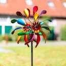 Metal Wind Spinner: Flare Motion Duett (122 x 38 cm)