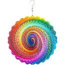 Metall Hängewindspiel 3D Color Swirl